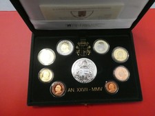 KMS, Vatikan, Johannes Paul II., mit Silbermedaille, 2005, in Box, PP, original