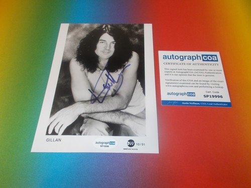 Ian gillan deep purple signed - gillan,