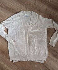 Beiger Cardigan Jacke L GRACE CASHMERE Kaschmir 