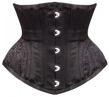 UnterbrustCorsage Taillen Korsett Schnür Steampunk schwarz braun Maße beachten!