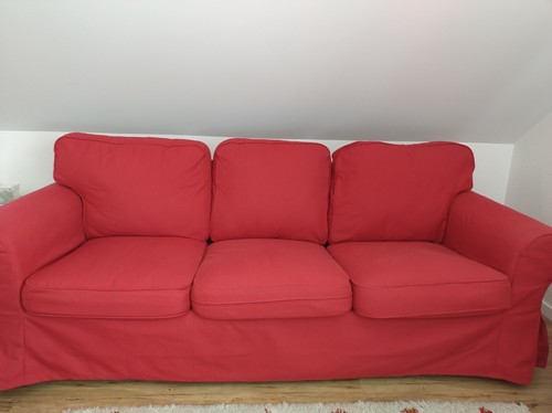 Ikea ektorp 3er sofa rot - ikea,