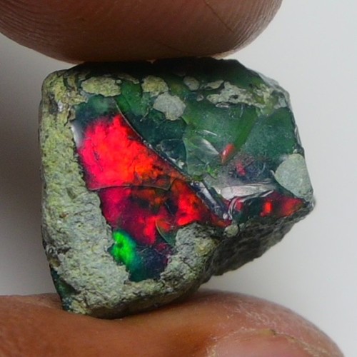 Glatter schwarzer opal grob - schwarzer,