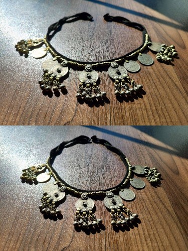 Tribal münz kette - tribal, münz-kette