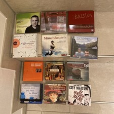 12 x Hörbücher Set Krimi Roman Literatur Hörspiel 