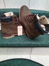 MUSTANG Boots Größe 42 Stiefelette Schnürboots Winterschuhe Reißverschluß NEU