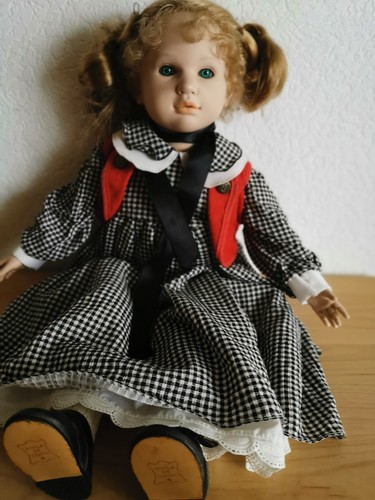 Alte sammlerpuppe mädchen - sammlerpuppe,