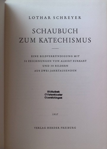 Schaubuch zum katechismus - schaubuch,