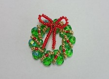 Adventskranz aus Glasperlen