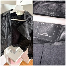 Kunstlederjacke Damen Gr. 36