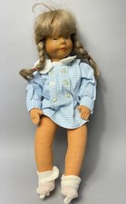 Ältere " Hildegard Krahmer " Puppe Mädchen Holz Stoff Vintage Echthaar