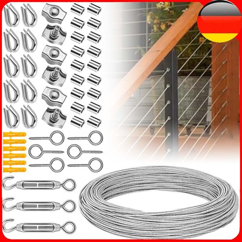 Drahtseil set 50m - drahtseil, 2mm