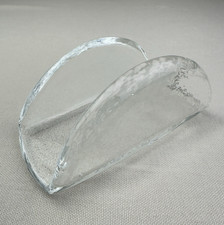 Serviettenhalter glas massiv - serviettenhalter,