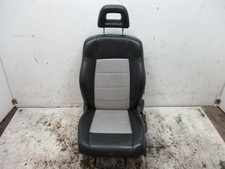 Sitz vorne links Leder Schwarz