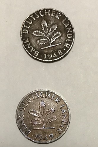 Pfennig bank deutscher - -,