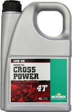 Motorex Cross Power 4T 10W/50 4 Liter vollsynt. 4Takt Motoröl..