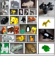 Lego Duplo Zoo Tiere Affe Elefant Triceratops Orca Pinguin Tiger Seelöwe Panther