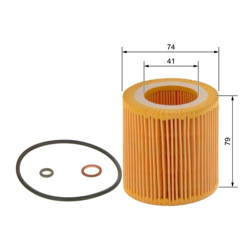 ölfilter bosch 457 429 - bosch, 1