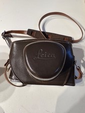 #T0068-LEICA Leitz Olivbraun Tasche Case für IIIG, 3g ,M2 M3  mit Laufvorwerk