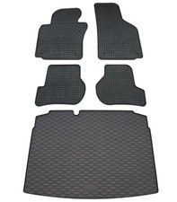 Gummi Fußmatten Kofferraumwanne für VW Golf 6 5K 2008-2012 im Set Gummimatten