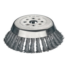 LESSMANN Kegelbürste Drahtbürste Motorsensen Unkraut Stein 155mm 0 5mm 20mm