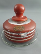 ALT ANTIK Original ISOLA Thermos Glocke für Butter ect. Isolierdose Behälter RAR