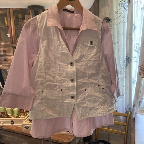 Cecil weste weiß bluse - cecil,