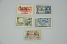 5x Spiel-Geldscheine ~1915-20