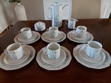 ROSENTHAL POLYGON MILOS LIBELLE KAFFEE SERVICE 6 PERSONEN  21 TEILE
