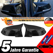 2X Glanz Schwarz Spiegelkappen