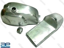 Für Yamaha SR500 Cafe Racer Body Set Manx Fuel Petrol Tank & Sitzbank Pfanne Alu
