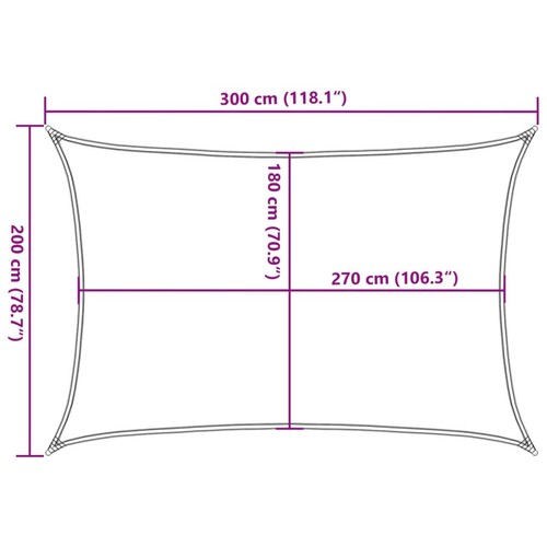 Anthrazit sonnensegel hdpe - anthrazit,