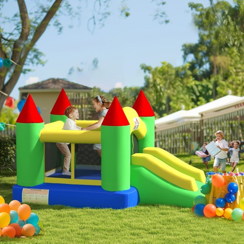 Homcom aufblasbare hüpfburg - aufblasbare,