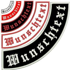 SIDEROCKER SEITENAUFNÄHER AUFNÄHER Rocker Biker MC Kutte ALLE GRÖSSEN