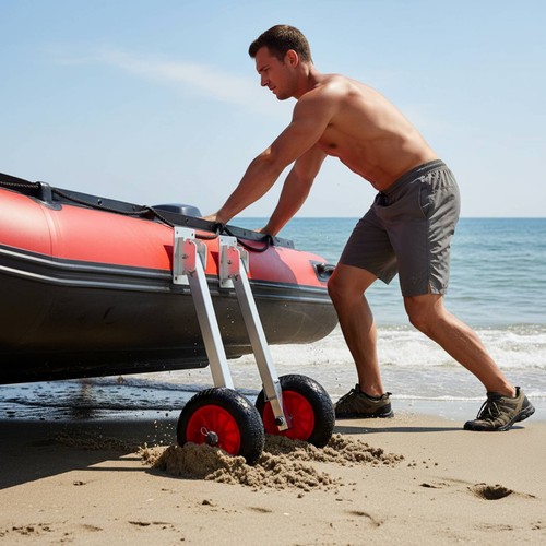 Schlauchboot transporträder - schlauchboot,