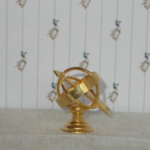 Messing miniatur sonnenuhr - messing,