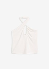 Neckholder-Top mit Cut-Out Gr