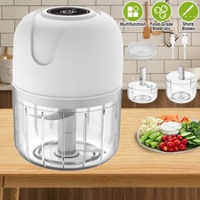 Multi Zerkleinerer Elektrisch Akku Küchen Zwiebelschneider Chili Knoblauchhacker