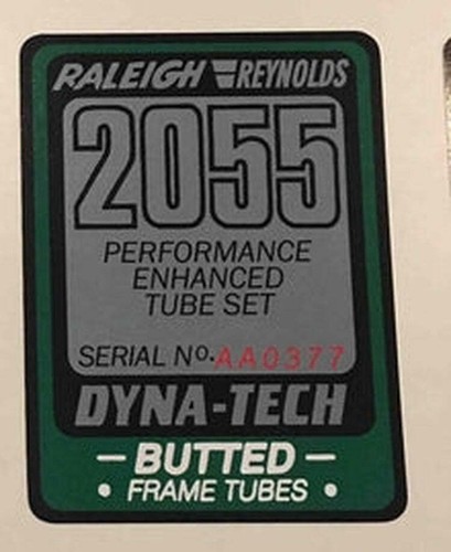 Raleigh 2055 rahmenaufkleber - raleigh,