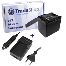 AKKU 2100mAh + LADEGERÄT für Canon Legria HF-21 HF-200 HF Chip