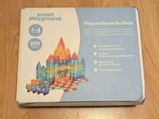 100 Magnetbausteine Smart Playground Magnetbauscheiben