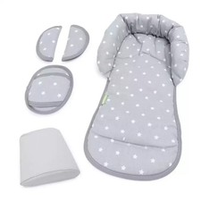 Liebes von Priebes Sitzverkleinerer Polster Emil Stars Grau Gr 0+