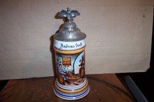 alter zunftkrug handwerk der küfer faßmacher bierkrug porzellan holzfass seidl a