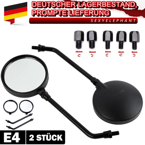 2stück rund motorradspiegel - 2stück,