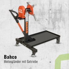 Bahco Motorständer fahrbar 500 kg, Übersetzung 70:1, BH8AC2-500