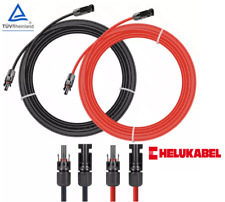 HELUKABEL Solarkabel inkl. Stecker Verlängerung 0,5-50m 4mm² 6mm² PV TÜV