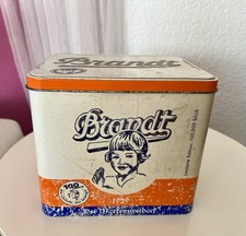 Vintage blechdose brandt - blechdose,