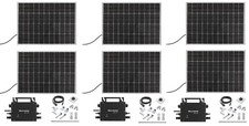 Balkonkraftwerk 6 Solarpanel