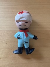 DDR Werbefigur | Easy Rider von MZ in blau mit rotem Schal