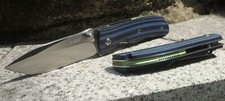 Sanrenmu Messer 9055 MUC-GHI Taschenmesser Slipjoint 8Cr14MoV Stahl G10 Griff