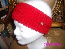 Stirnband Damen Rapunzel Strick Haarband Handgemacht Gehäkelt Weich  